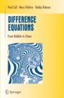 Image for Difference Equations