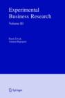 Image for Experimental Business Research