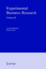 Image for Experimental Business Research: Volume II: Economic and Managerial Perspectives