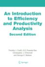 Image for An Introduction to Efficiency and Productivity Analysis