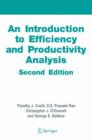 Image for An introduction to efficiency and productivity analysis