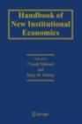 Image for Handbook of new institutional economics