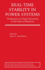 Image for Real-time stability in power systems  : techniques for early detection of the risk of blackout