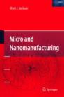 Image for Micro and nanomanufacturing