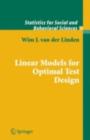 Image for Linear models of optimal test design