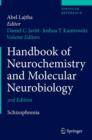 Image for Handbook of Neurochemistry and Molecular Neurobiology : Schizophrenia
