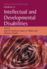 Image for Handbook of intellectual and developmental disabilities