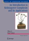 Image for An Introduction to Kolmogorov Complexity and Its Applications
