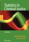 Image for Statistics in criminal justice.