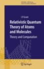 Image for Relativistic quantum theory of atoms and molecules: theory and computation