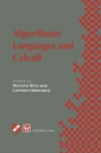 Image for Algorithimic Languages and Calculi
