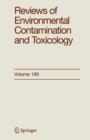 Image for Reviews of Environmental Contamination and Toxicology 189