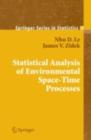 Image for Statistical analysis of environmental space-time processes
