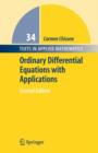 Image for Ordinary differential equations with applications