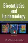 Image for Biostatistics and epidemiology  : a primer for health and biomedical professionals