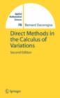 Image for Direct methods in the calculus of variations : v. 78
