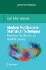 Image for Modern Multivariate Statistical Techniques