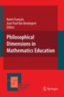 Image for Philosophical dimensions in mathematics education