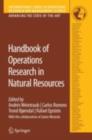 Image for Handbook of operations research in natural resources