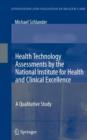 Image for Health Technology Assessments by the National Institute for Health and Clinical Excellence