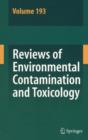 Image for Reviews of environmental contamination and toxicologyVol. 193