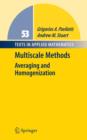 Image for Multiscale methods  : averaging and homogenization
