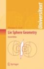 Image for Lie sphere geometry: with applications to submanifolds