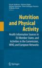 Image for Physical activity and nutrition  : health information activities of the EU, WHO, other European networks and national examples