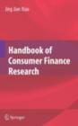 Image for Handbook of consumer finance research