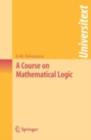 Image for A course on mathematical logic