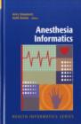 Image for Anesthesia informatics