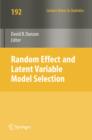 Image for Random effect and latent variable model selection