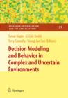 Image for Decision Modeling and Behavior in Complex and Uncertain Environments
