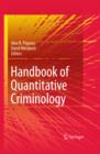 Image for Handbook of quantitative criminology