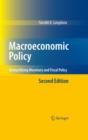Image for Macroeconomic policy: demystifying monetary and fiscal policy
