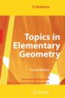 Image for Topics in elementary geometry