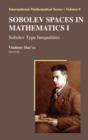 Image for Sobolev Spaces in Mathematics I : Sobolev Type Inequalities