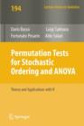 Image for Permutation Tests for Stochastic Ordering and ANOVA