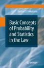 Image for Basic concepts of probability and statistics in the law
