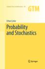 Image for Probability and stochastics : 261