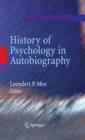 Image for History of psychology in autobiography