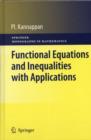 Image for Functional equations and inequalities with applications