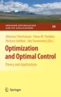 Image for Optimization and Optimal Control : Theory and Applications