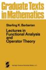 Image for Lectures in Functional Analysis and Operator Theory