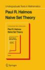 Image for Naive Set Theory