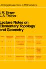 Image for Lecture Notes on Elementary Topology and Geometry