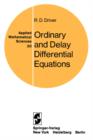 Image for Ordinary and Delay Differential Equations