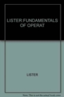 Image for Lister:Fundamentals of Operat