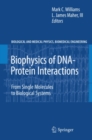 Image for Biophysics of DNA-protein interactions: from single molecules to biological systems