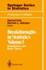 Image for Breakthroughs in Statistics : Foundations and Basic Theory